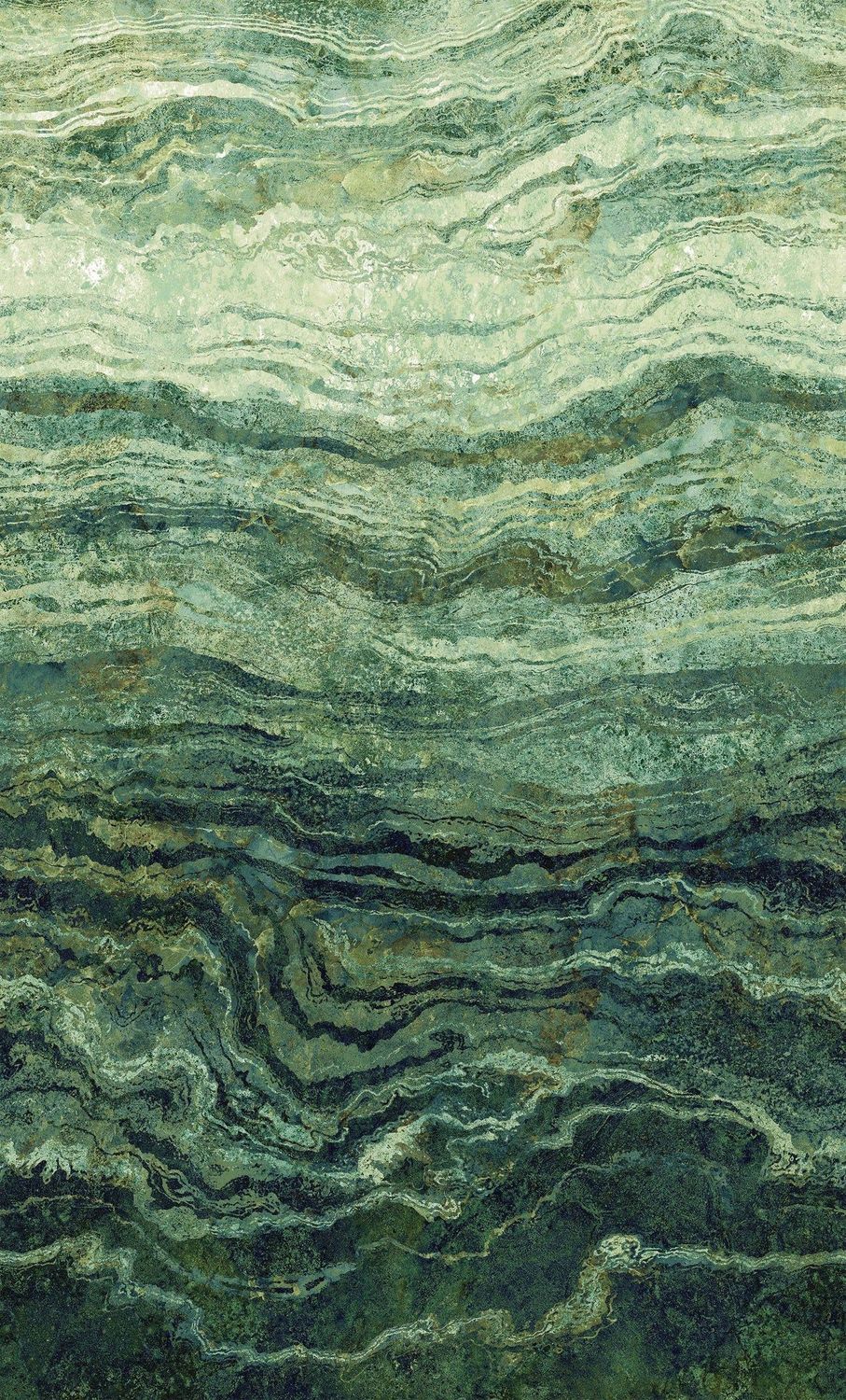 Patchworkstoff Stonehenge Gradations "Pine Ridge Ombre", Farbverlauf, Marmor, Steinoptik, dunkelgrün meliert, 21,50 €/m