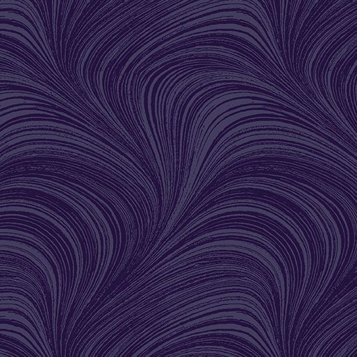 Patchworkstoff "Pearlescent Wave Texture Grape" mit Schraffierungen, lila-perlmutt meliert, 19,00 €/m