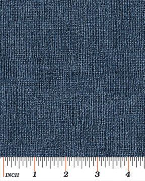 Patchworkstoff Benartex Burlap Harbor Blue, Leinenoptik, blau