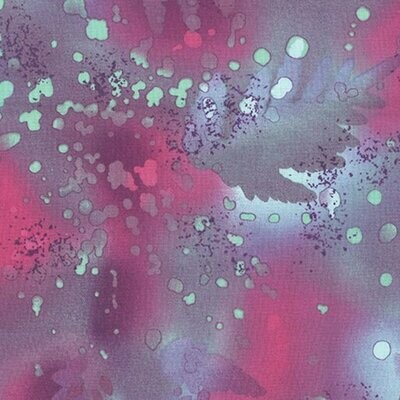 Patchworkstoff Patchworkstoff "Fossil Fern", Batikoptik, rosa-grau, 18,00 €/m*