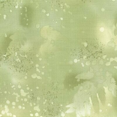 Patchworkstoff Patchworkstoff "Fossil Fern", Batikoptik, salbeigrün, 18,00 €/m