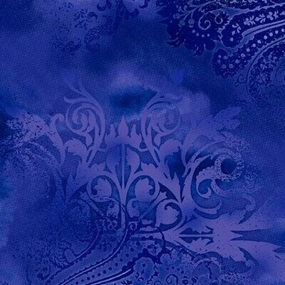 Patchworkstoff Benartex Dreamscape, Ornamente & Ranken, lila-blau, 17,00 €/m