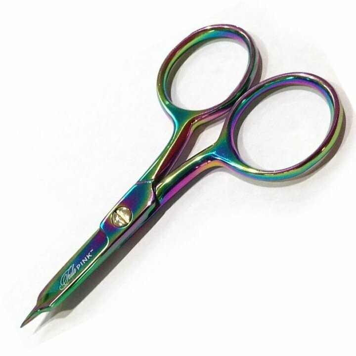 Kleine Stickschere Kleine Stickschere "Large Ring Micro Tip", 4 inch, Regenbogenfarben, Tula Pink Hardware