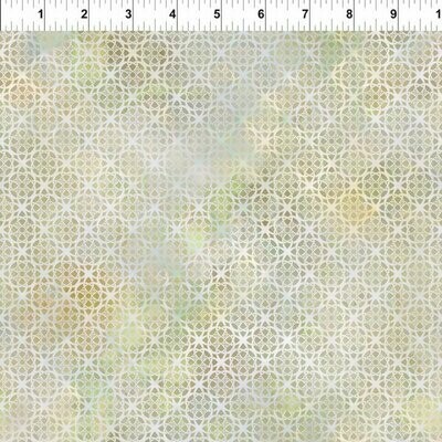 Patchworkstoff "Trellis Gossamer", keltische Muster in beige-grau, Jason Yenter", 14,00/m*