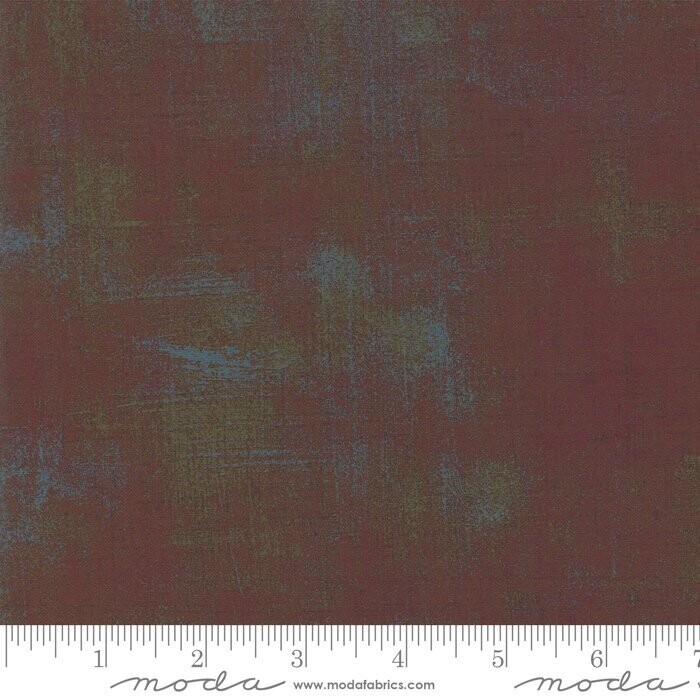 Patchworkstoff "Moda Grunge Hot Cocoa" mit Schraffierungen, braun-beige-blau meliert, 19,00 €/m*