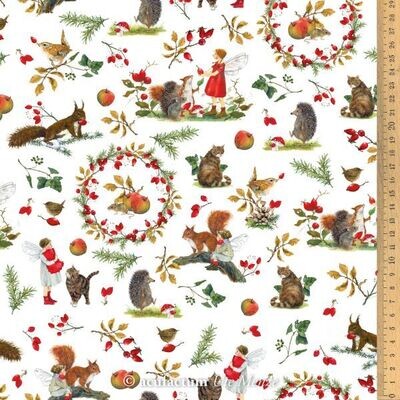 Baumwollstoff Herbstzauber hell, Acufactum, 25,90 €/m