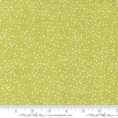 Patchworkstoff Patchworkstoff "Dotty Thatched Blenders", Pansys Posies, Punkte & Quadrate, hellgrün, 21,50 €/m