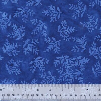 Batik Batik "Fern Leaves" von Jacqueline de Jonge aus der Kollektion "Midnight Moon", 14,00/m