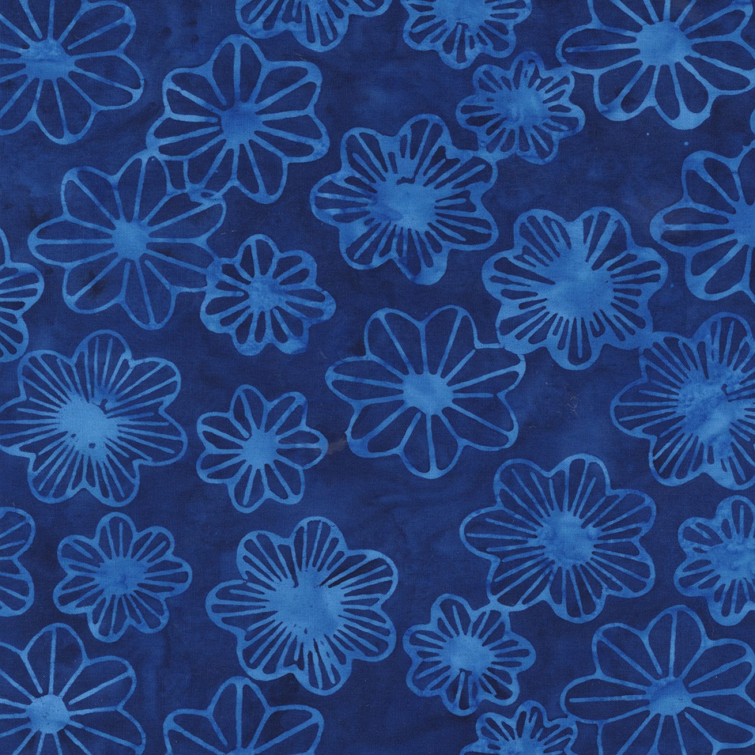 Batik Batik "Lilypad" von Jacqueline de Jonge aus der Kollektion "Midnight Moon", 14,00/m