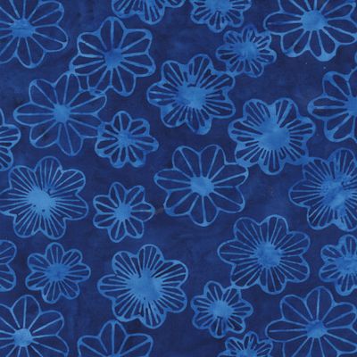 Batik Batik "Lilypad" von Jacqueline de Jonge aus der Kollektion "Midnight Moon", 14,00/m