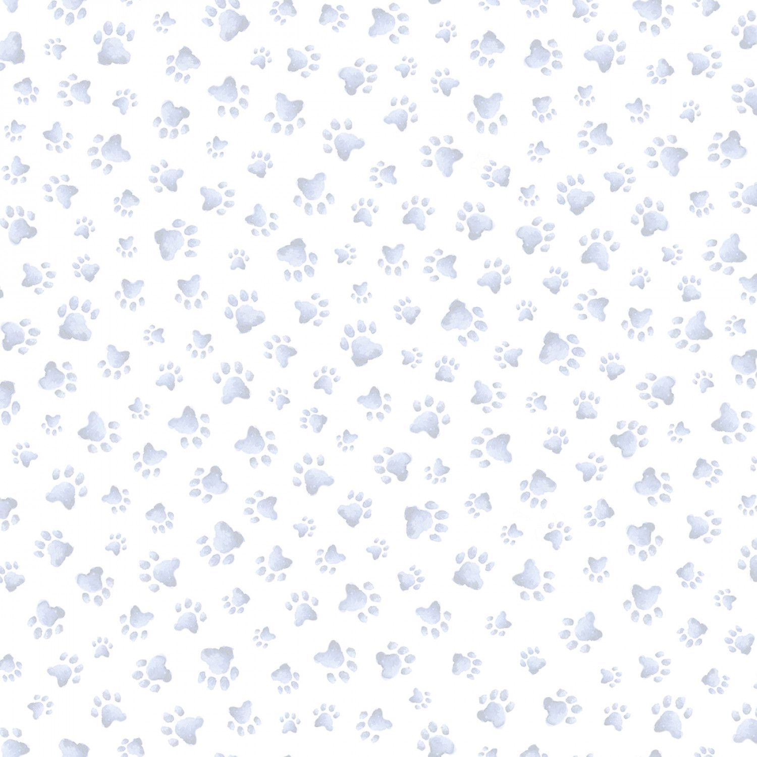Patchworkstoff Patchworkstoff "Grey Paw Prints" aus der Kollektion Whiskers and Paws, 20,50 €/m