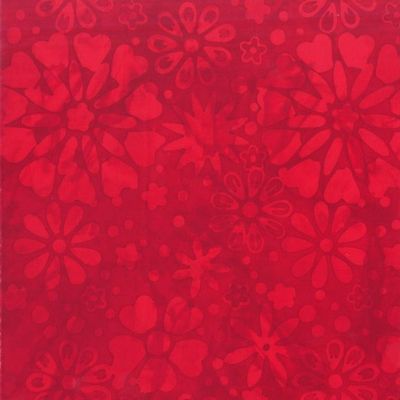 Batik Batik "Dream, Bloom Red" von Jacqueline de Jonge, 14.00/m