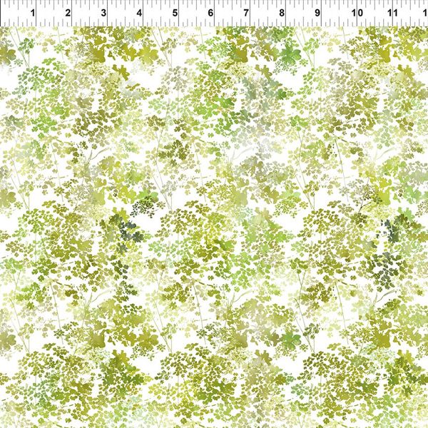 Patchworkstoff Patchworkstoff "Garden of Dreams II Branches Green", Blumen, grün, 20,50 €/m