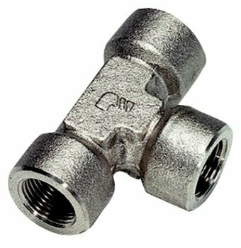 TE METAL MANGUERA 8mm COMBUSTIBLE