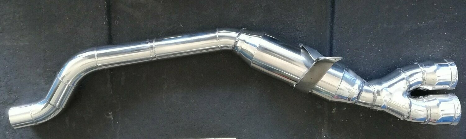 LÍNEA DE ESCAPE INOX PULIDO MOTOR 1000