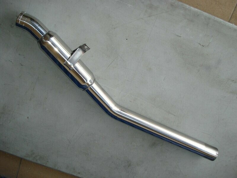 LÍNEA DE ESCAPE INOX PULIDO MOTOR 1400