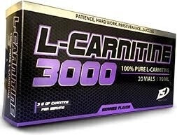 Iron Supplements L-Carnitina 3000 100 % Pura 20 viales