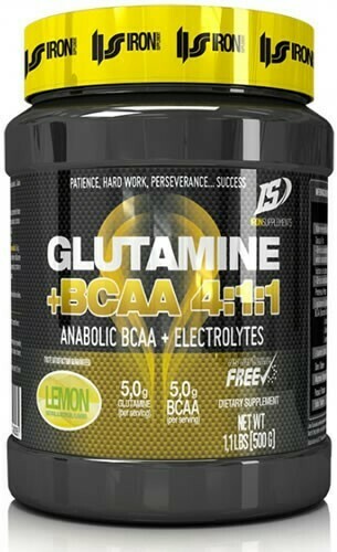 Iron Supplements Glutamina + BCAA 4:1:1 + Electrolytes 500 gr