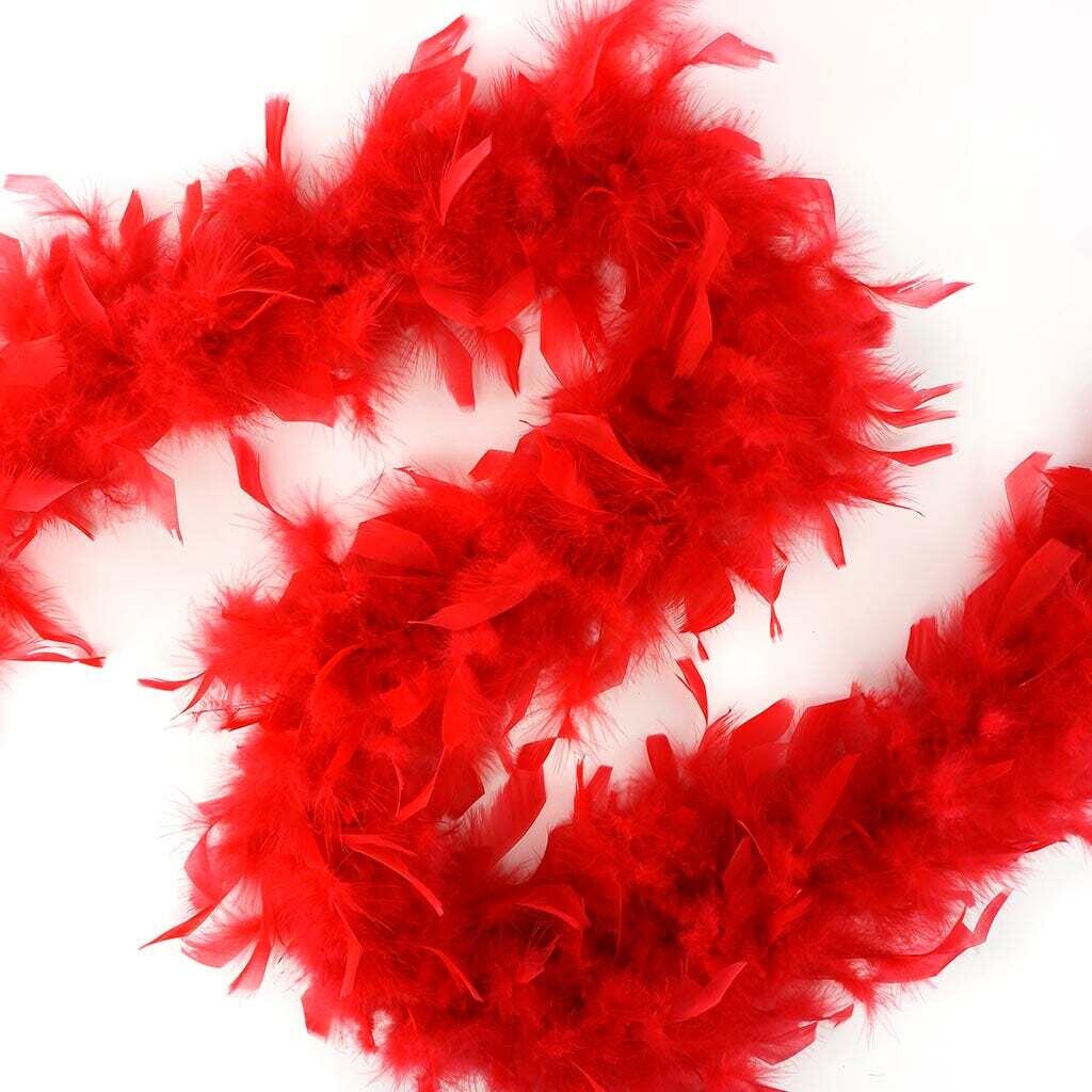 Chandelle feather boa- medium/light weight 60/40 gram- 3 feet