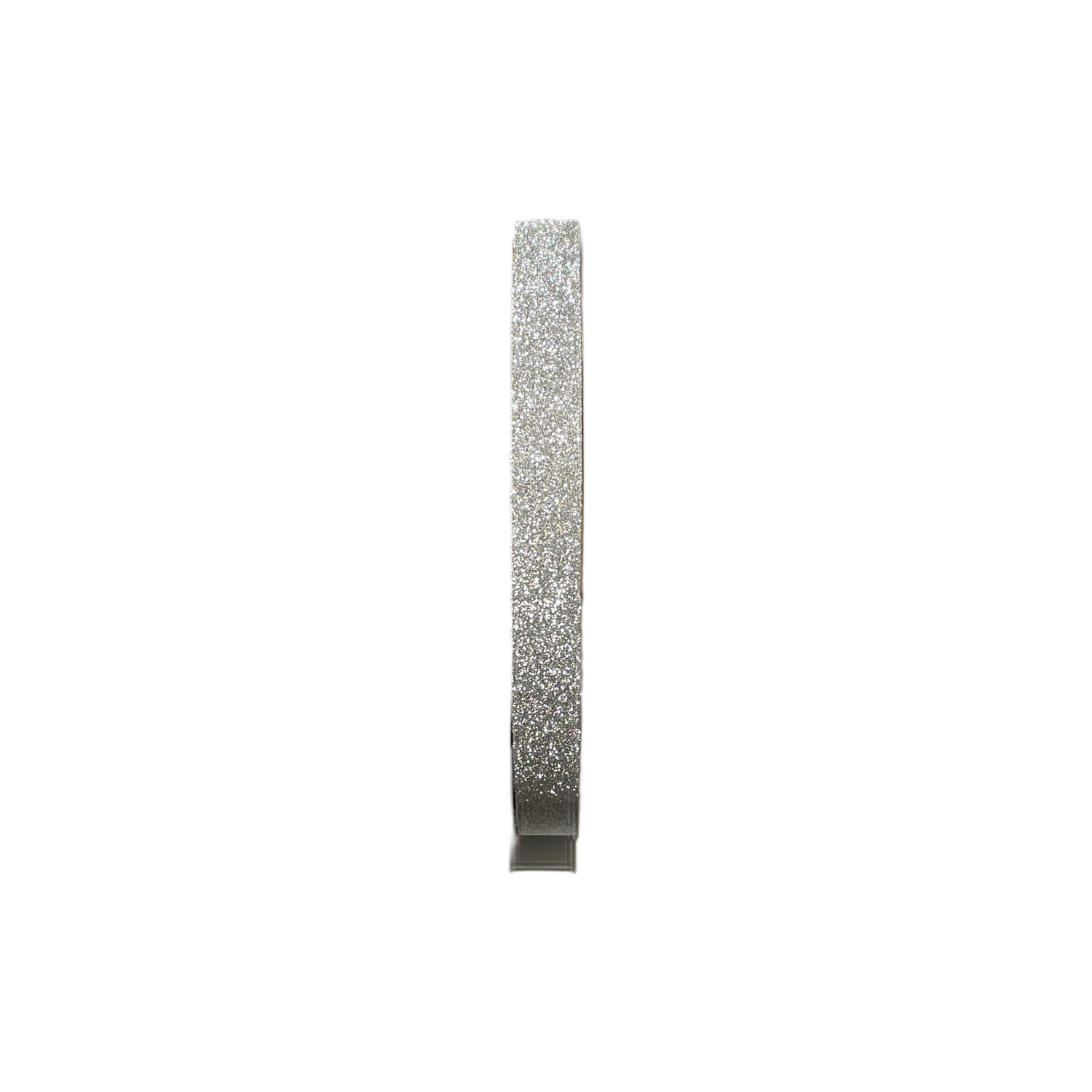1/2” diamond dust ribbon 100 yard roll- gold or silver, name: 1/2” silver