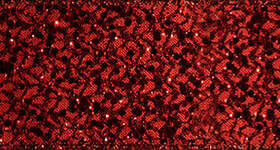 2.5” Bling glitter wired ribbon, name: Red