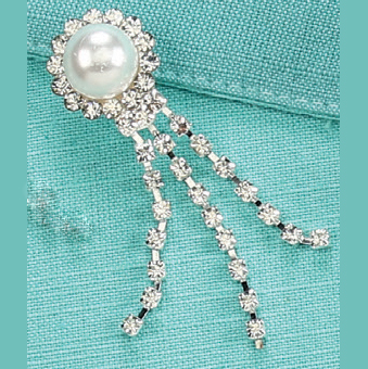 Rhinestone dangle pin- 9 pieces/pack