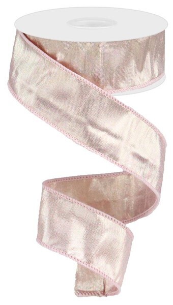 1.5” Rose Gold Wired Ribbon