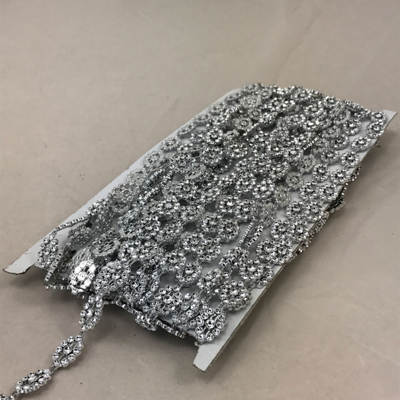 Oval trimming bling, 16mm, 10 yards