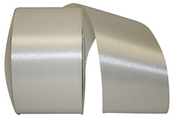 size 40 Satin Supreme ribbon- 2.5&quot; -50 yds, name: white