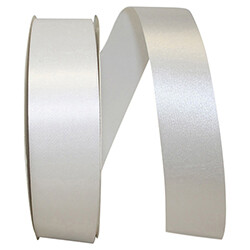 size 9 Satin Supreme ribbon- 1+3/8 &quot; -100 yds, name: white