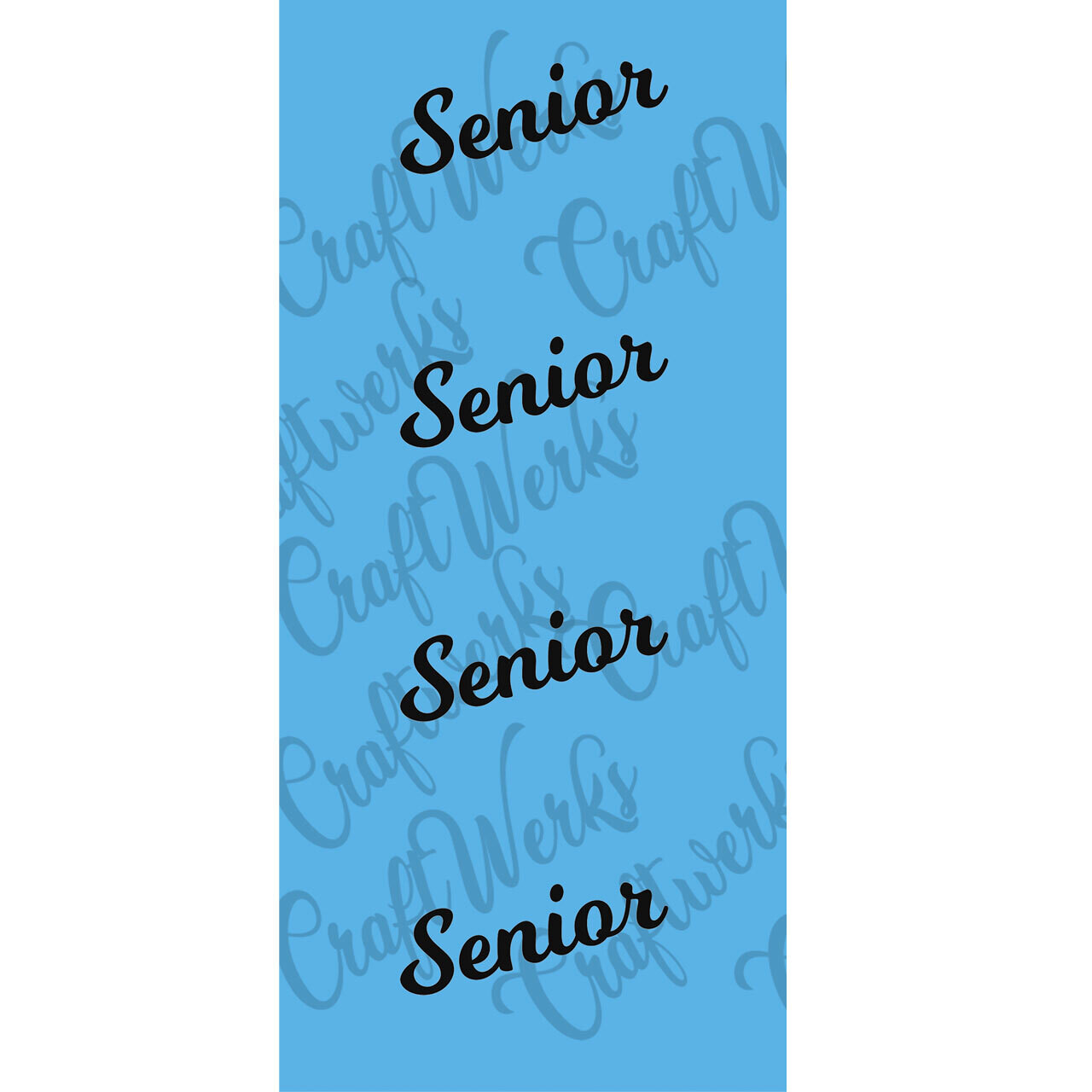 Senior imprint ribbon- size 16