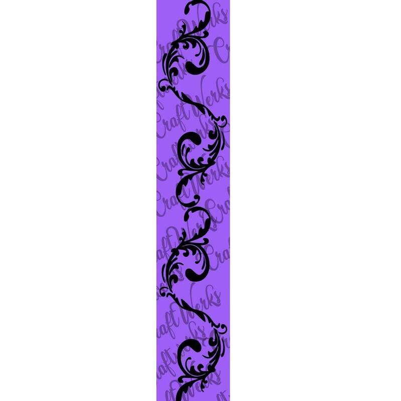 Flourish custom imprint ribbon