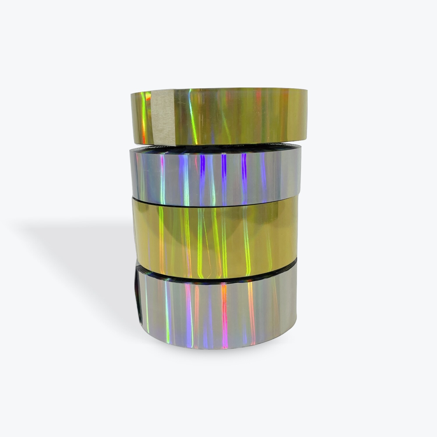 Rainbow Iridescent metallic ribbon- 100 yard roll., name: GOLD size 5