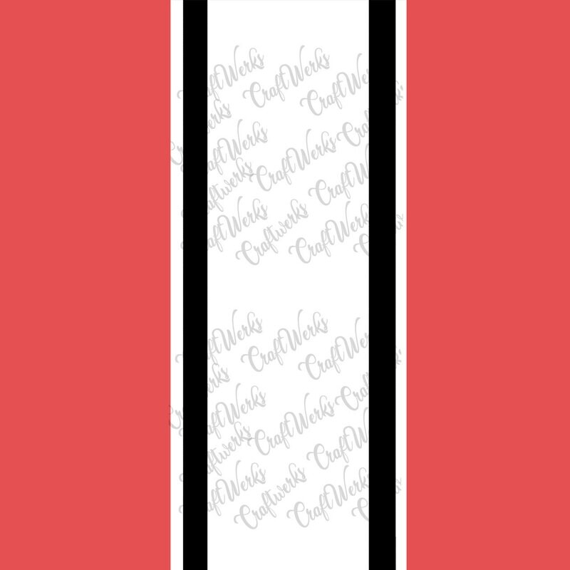 Full Border custom imprint ribbon