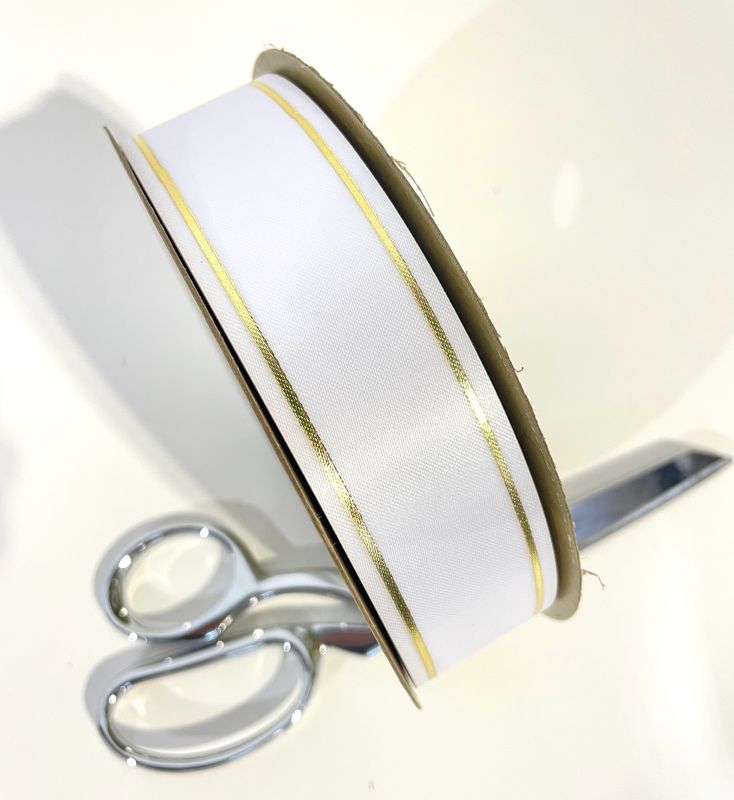 Crescent border custom imprint ribbon- size 9