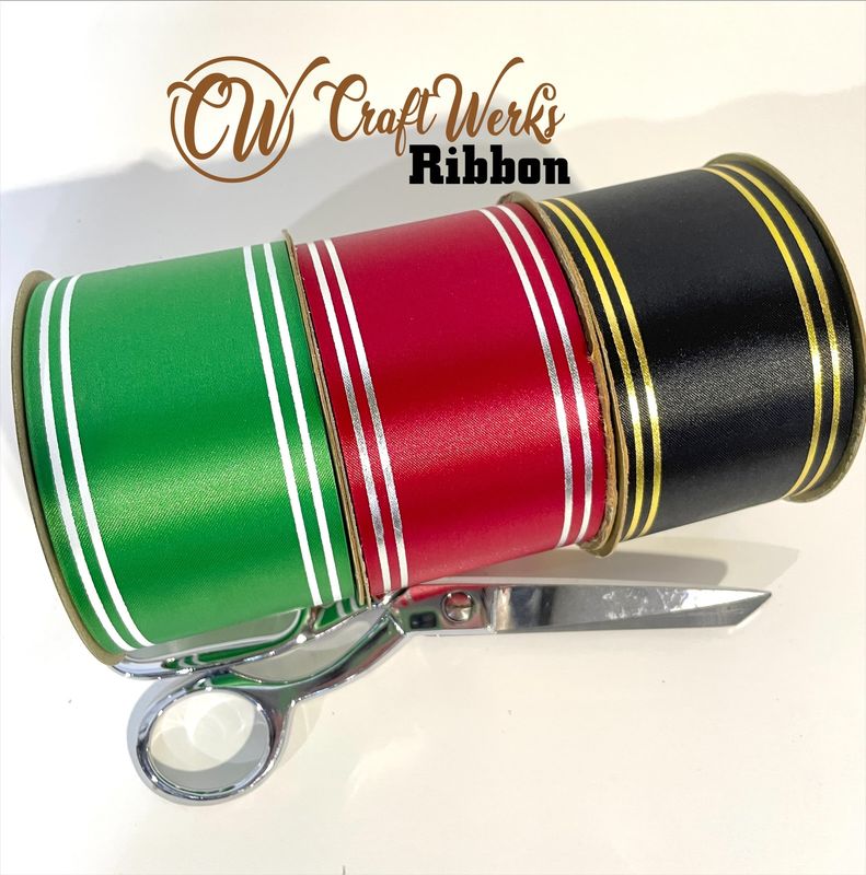 Crescent Border custom imprint ribbon
