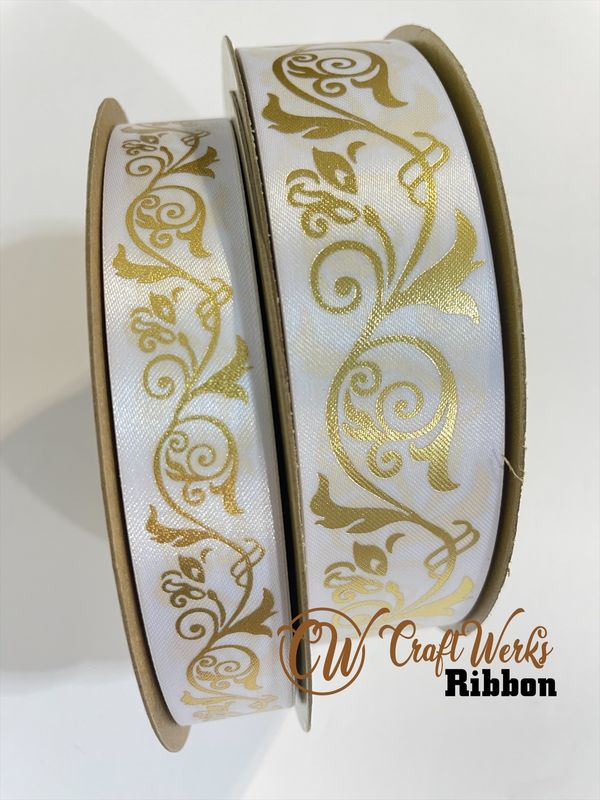Tulip Scroll custom imprint ribbon