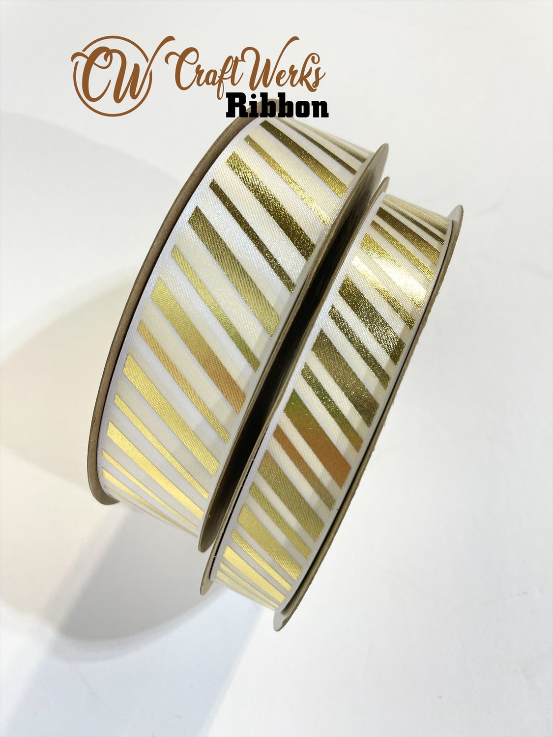 Touchdown Multi Slant custom imprint ribbon, size ribbon: size 5 (7/8&quot;)