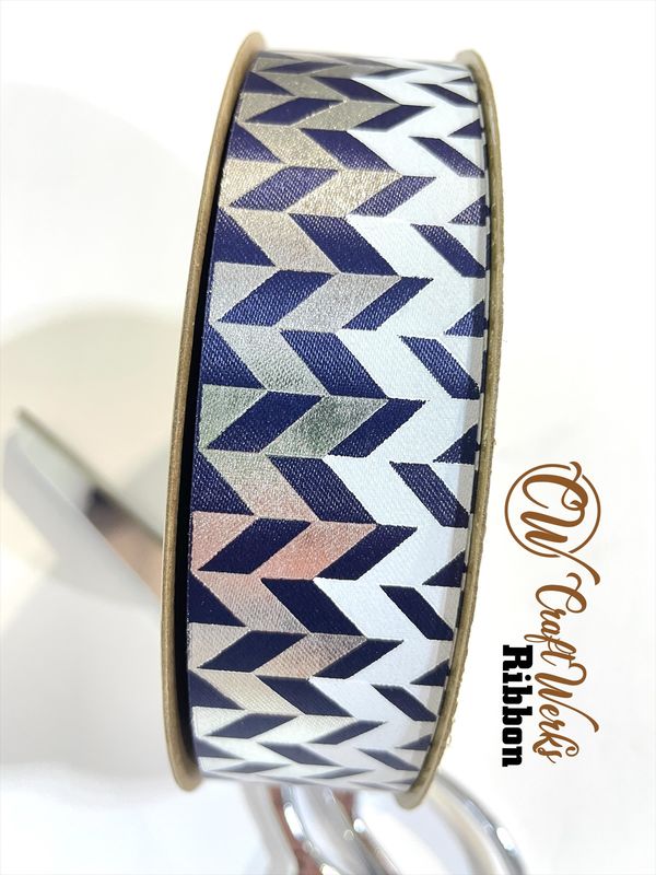 Crazy Maze Custom imprinted ribbon- TWO color print- SIZE 9