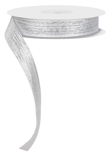 5/8&quot; metallic stripe corsage ribbon- 25 yards