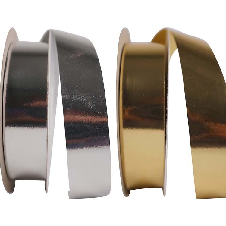 metallic Mylar ribbon semi-satin finish- size 9