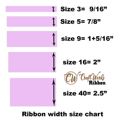 Custom imprinted ribbon- ONE color print