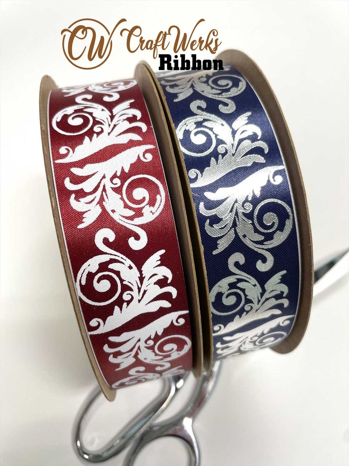 Saddle Stamp custom imprint ribbon, size ribbon: size 5 (7/8&quot;)