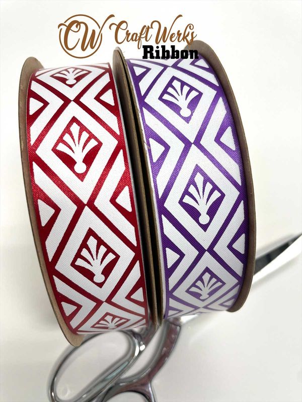Geo Palm custom imprinted ribbon