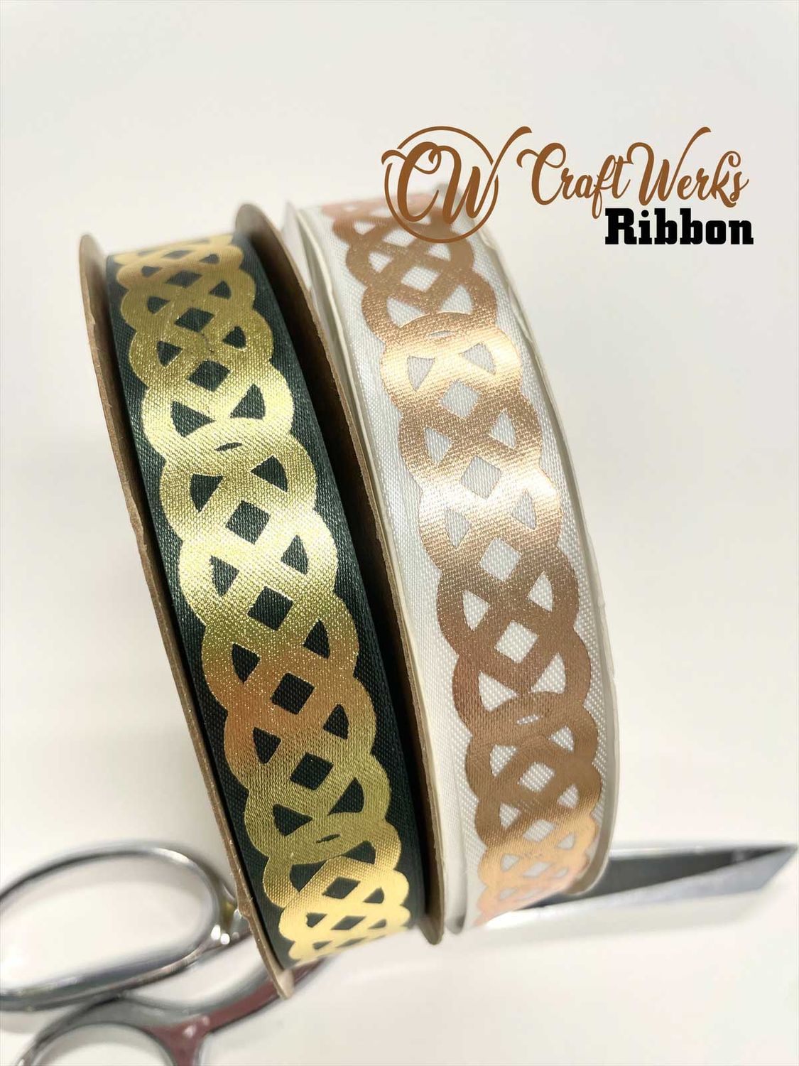 Celtic Rings custom imprint ribbon- size 5