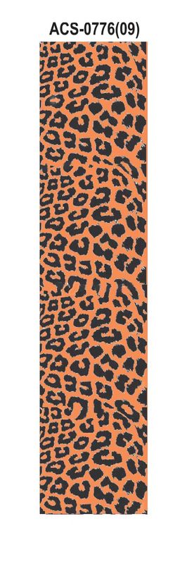 Luxury Leopard print custom imprint ribbon