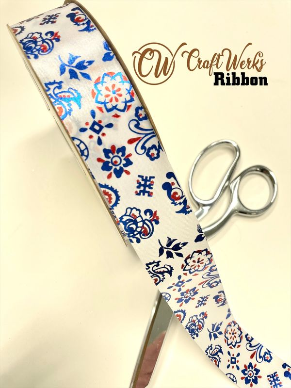 Bandana Custom imprinted ribbon- TWO color print