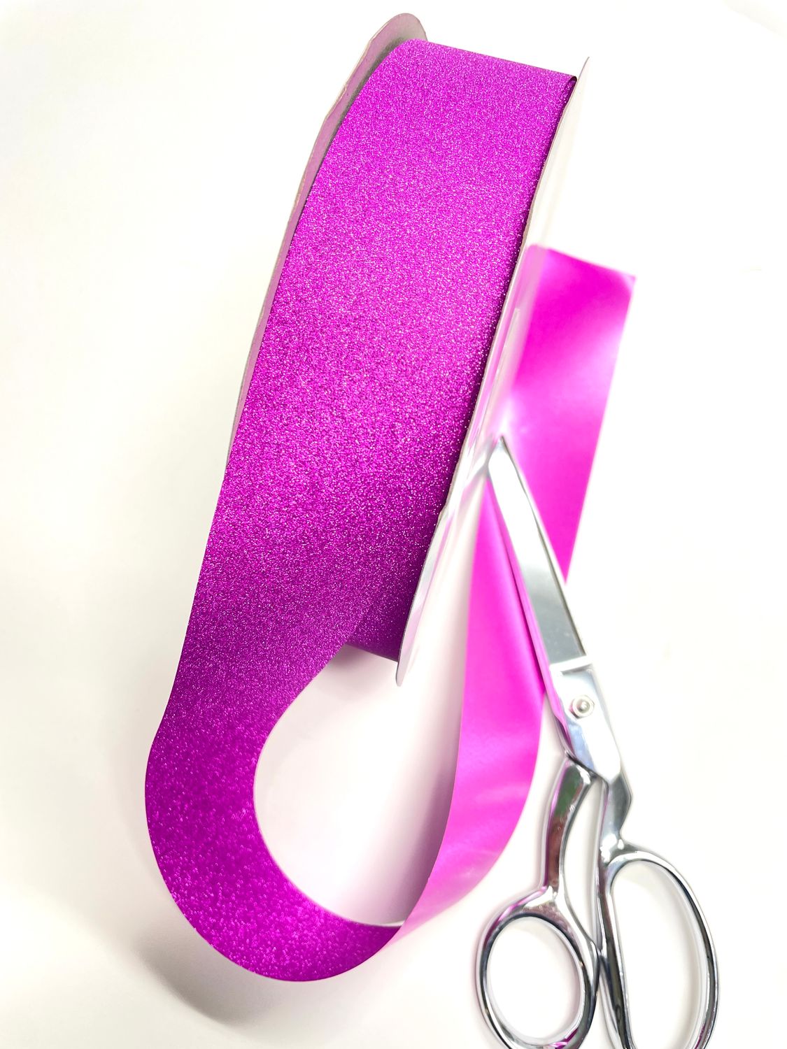 #5 (7/8&quot;) Diamond Dust Ribbon- all Colors 109 yd roll, name: #5 Garden Rose Pink