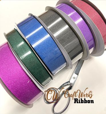 #5 (7/8&quot;) Diamond Dust Ribbon- all Colors 109 yd roll