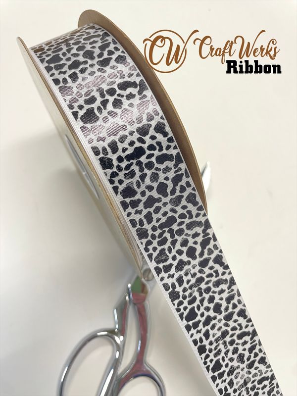 Creative Cow print custom imprint ribbon- size 9